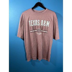 Texas A&M Football - BAW Athletic Wear Men's Burgundy Short Sleeve T-Shirt - Siz